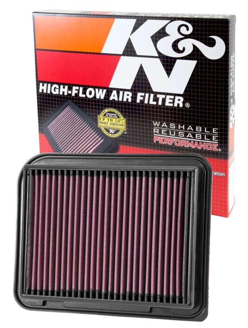 K&N Engineering Drop-In Air Filter Washable Reusable High-Flow 33-3015 - Image 5