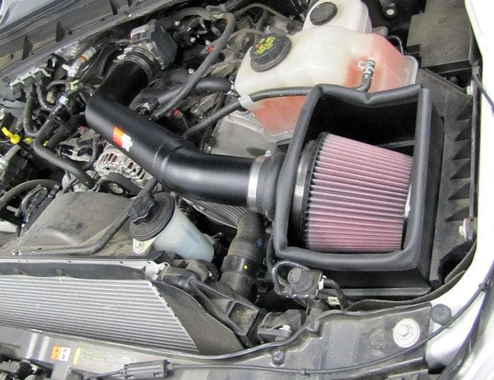 K&N Engineering Cold Air Intake for Chevy C6 77-2582KTK Mandrel-Bent Aluminum - Image 3