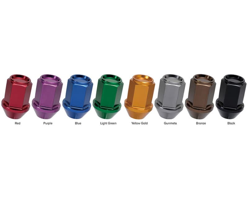 Project Kics Leggdura Racing 12x1.50 Black Shell Type Lug Nut