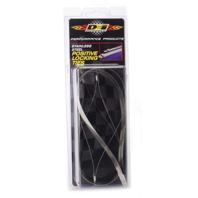DEI Stainless-Steel Positive Locking Ties High Heat Resistant Secure Wrap Fas... - Image 3