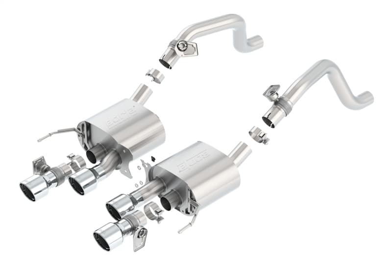 Borla Axle-Back Exhaust for Chevy C6 Grand Sport 4.25" Polished T-304 Tips - Image 4