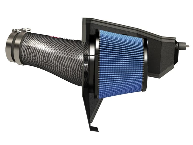 aFe Track Series Intake System for Chevy C6 6" Flange Carbon Fiber Tube - Image 2