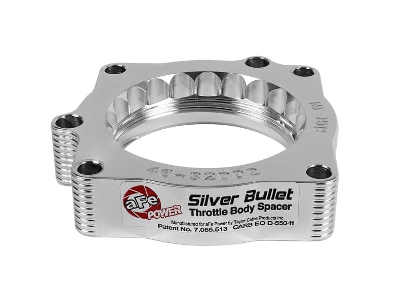 aFe Silver Bullet Throttle Body Spacer for Improved Airflow T-6061 Billet Alu... - Image 3