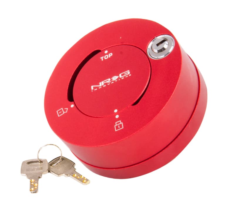 NRG Quick Release Locks for Chevy C6 Red - Image 2