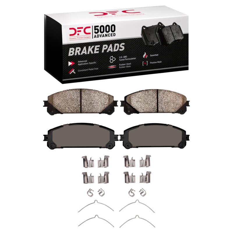 DFC Ceramic Brake Pads for Modern ABS Vehicles Advanced Friction Material