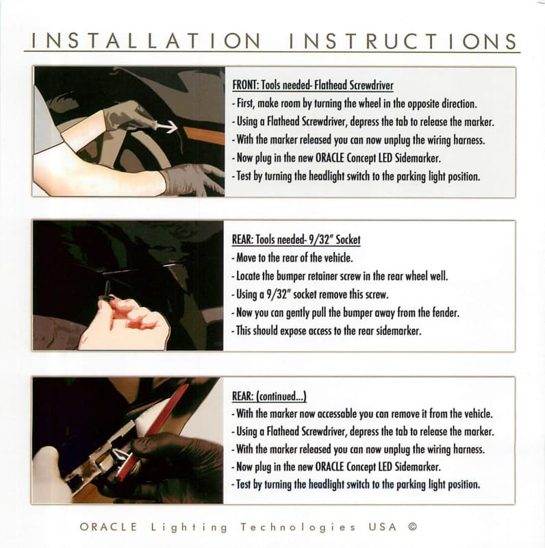 ORACLE Lighting Concept SMD LED Sidemarker Kits with 3528 Bridgelux LEDs - Image 3