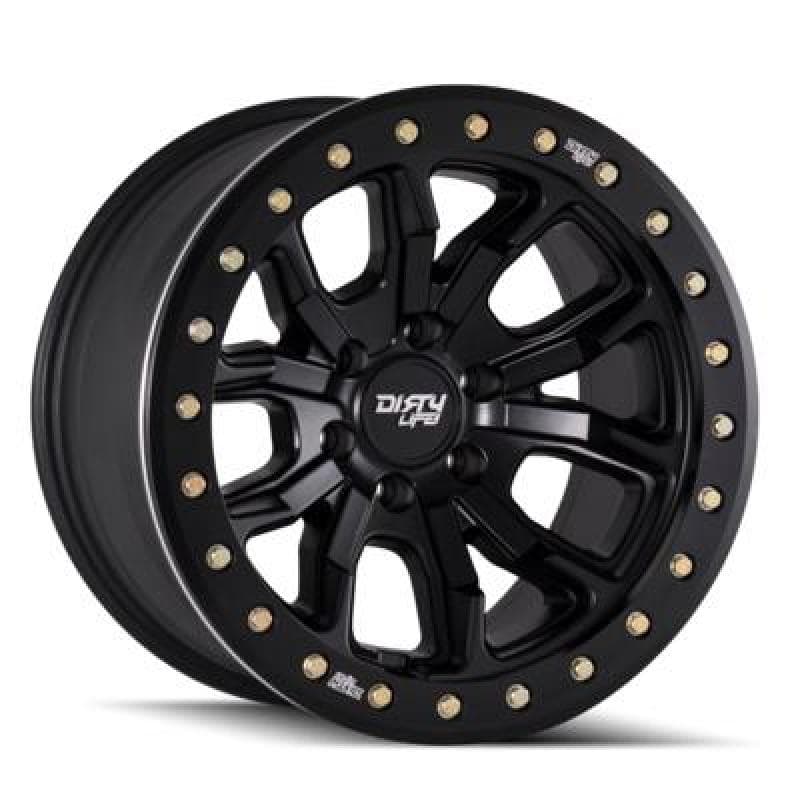 Dirty Life DT-1 9303 17x9 5x127 Matte Black Beadlock Wheel - Image 3