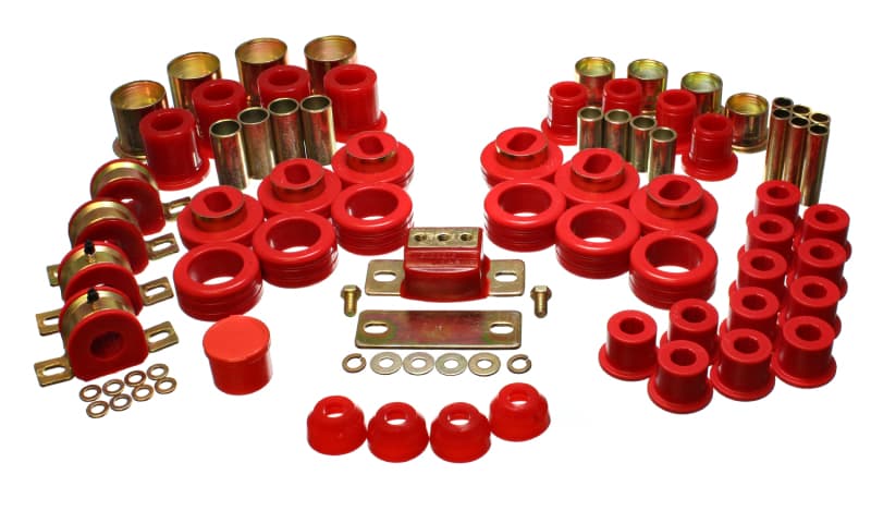 Energy Suspension Hyper-Flex Polyurethane Bushing Set Red - Image 3