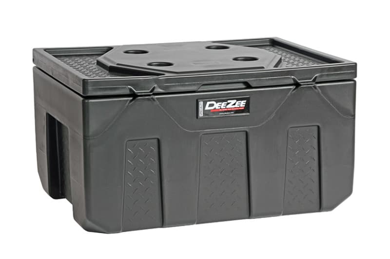 Dee Zee Plastic Utility Toolbox with Foam Gasket and Molded Cup Holders - Image 2