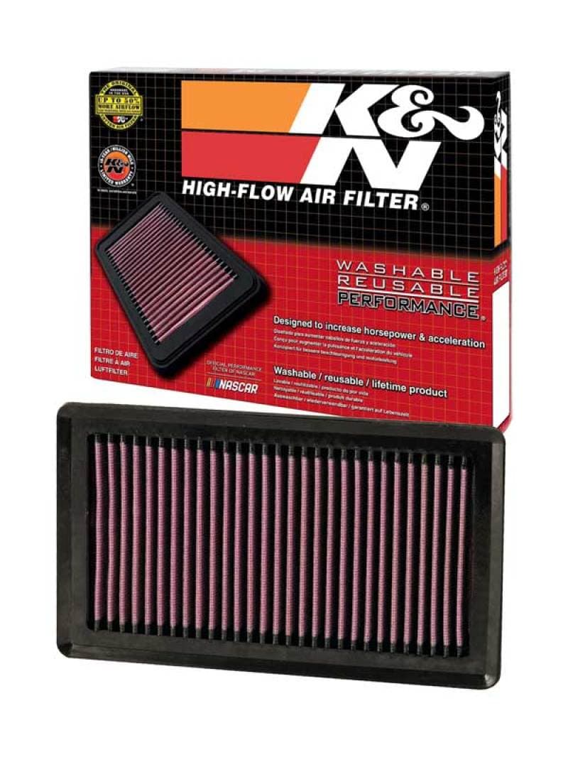 K&N Engineering Drop-In Air Filter Washable Reusable High-Flow 33-2375 - Image 4