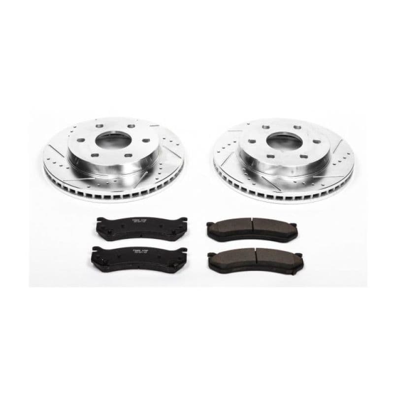 PowerStop Z23 Evolution Brake Kit for Daily Driver Carbon-Fiber Ceramic Pads