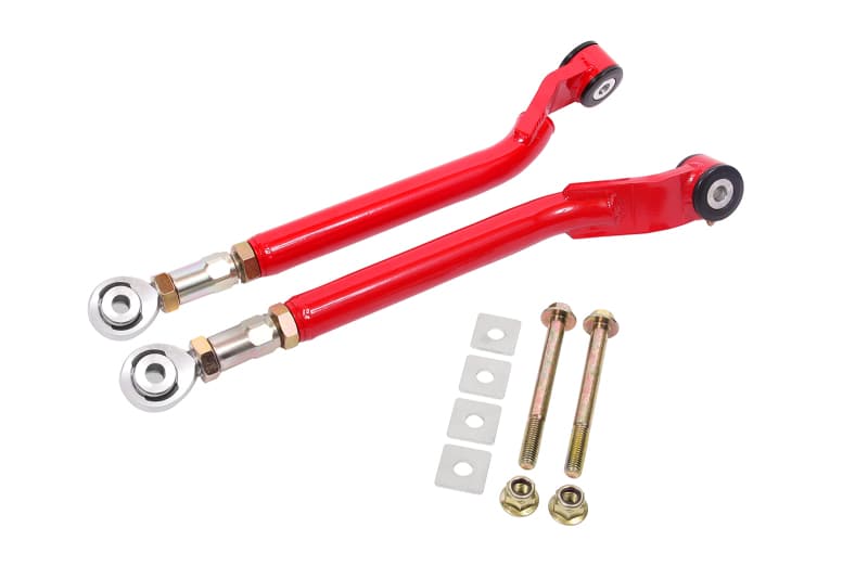 BMR Suspension Rear On-Car Adjustable Toe Rods for 08-17 Challenger Delrin/Ro...