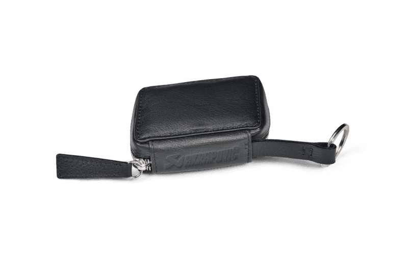 Akrapovic Leather Car Key Case - Black