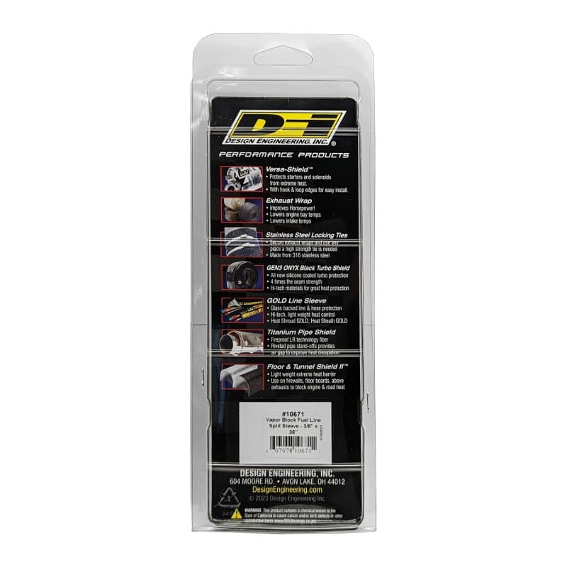 DEI Vapor Block Fuel Line Sleeve for Vapor Lock Prevention - Image 3