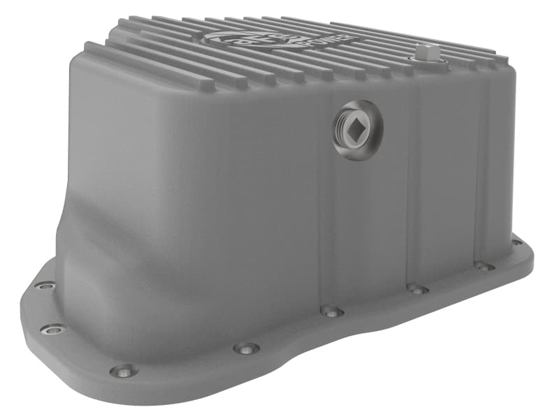 aFe Power Cast Aluminum Oil Pan Cover with Magnetic Drain Plug - Image 5