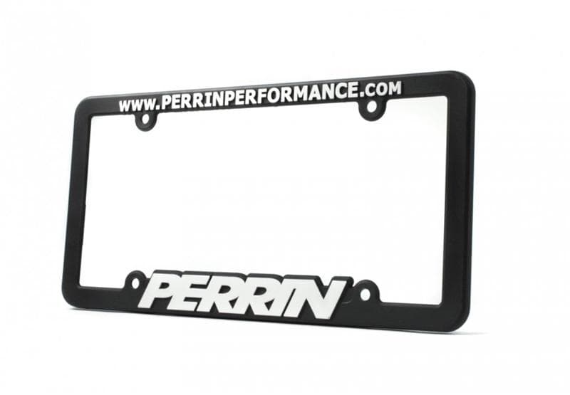 Perrin Performance License Plate Frame Black w/White Lettering - Image 2