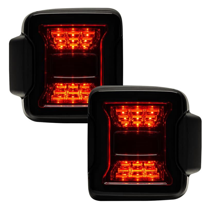 ORACLE Lighting LED Tail Lights for Jeep JL Wrangler Blacked-Out Hourglass De... - Image 5