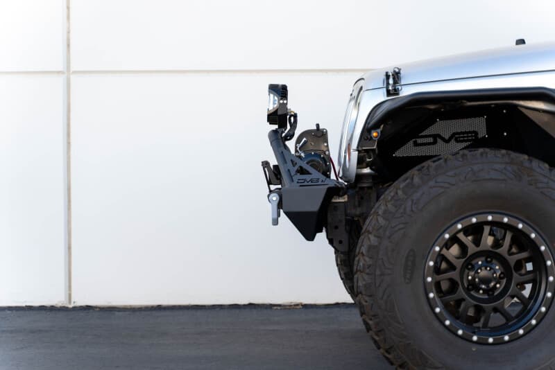 DV8 Offroad Flip-Up License Plate Bracket Fairlead Mounted - Image 5