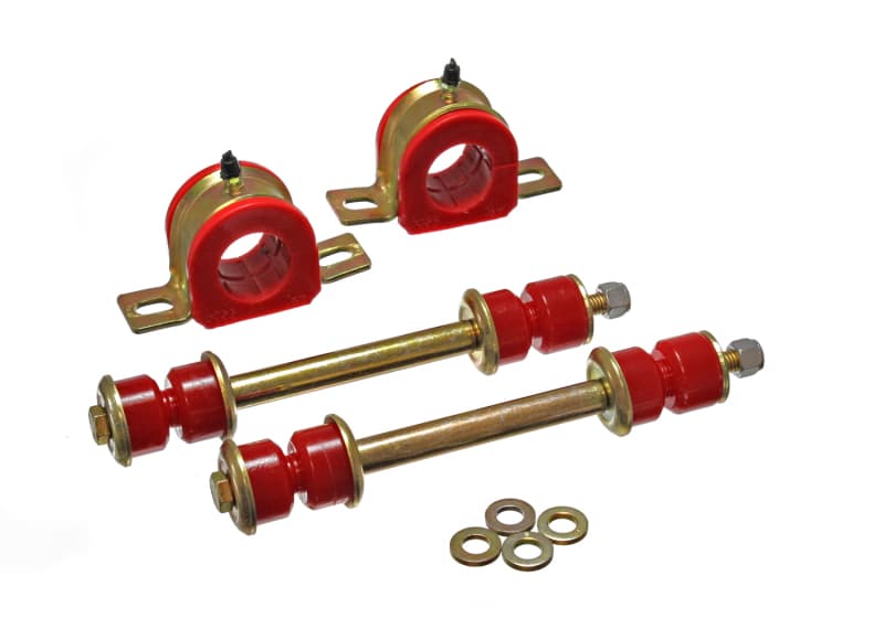 Energy Suspension Sway Bar Bushings Red Hyper-Flex Polyurethane - Image 3