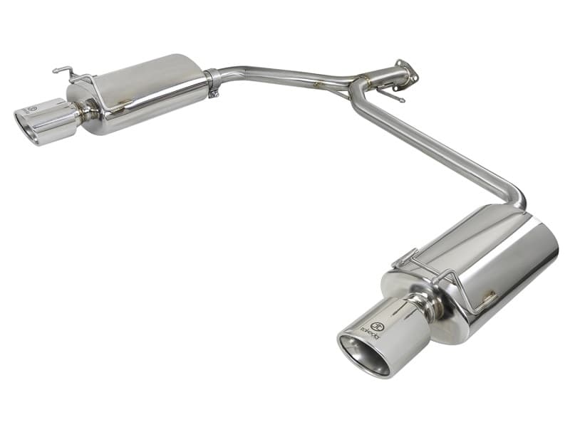 aFe Takeda Axle Back Exhaust for Honda Accord 2.4L 2.25in Dual 1.75in Tubing