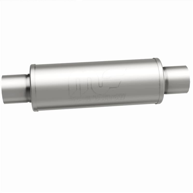 Magnaflow 5in Round Straight-Through Stainless Steel Muffler Universal Fit - Image 5