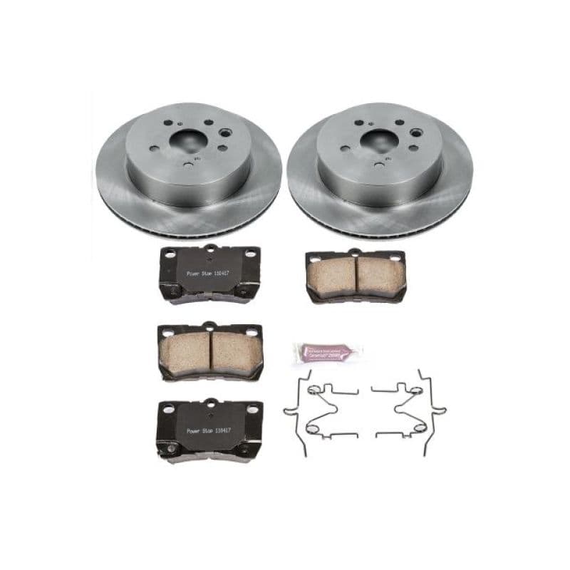 PowerStop Z17 Autospecialty Brake Kit with Ceramic Pads and Rotors