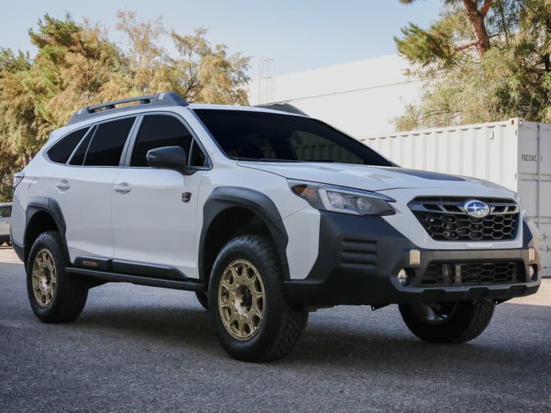 aFe Terra Guard Trail Step for Subaru Outback Steel Construction High Grip Pad - Image 2