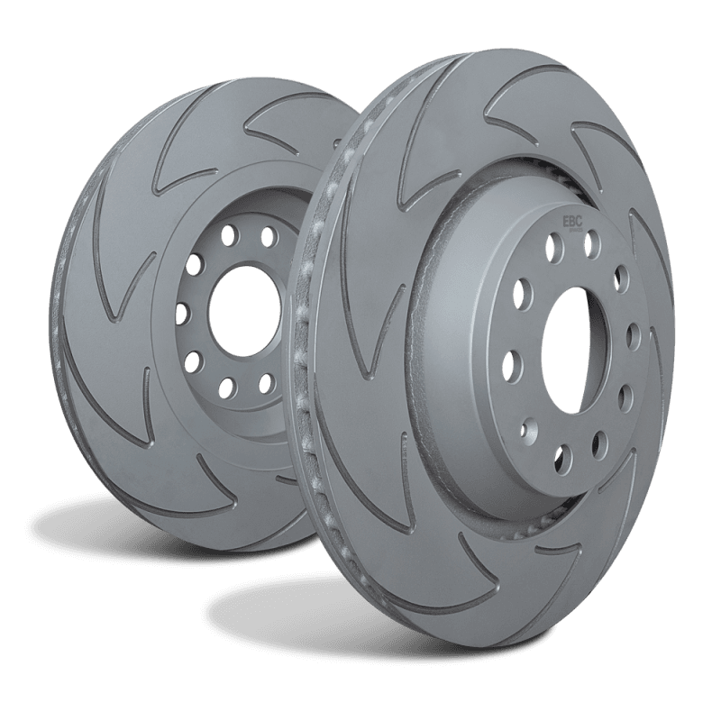 EBC Ultimax Slotted Rotor Set for Quiet Cooling Performance - Image 2