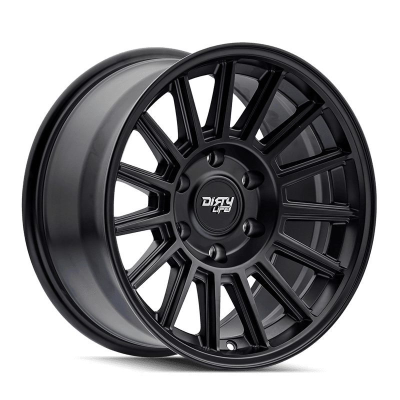 Dirty Life Journey 9316 17x8.5 6x139.7 0mm Offset 106mm Hub Matte Black Wheel