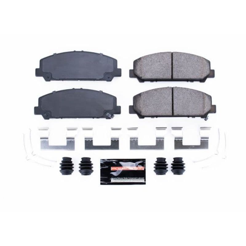 PowerStop Z23 Evolution Ceramic Brake Pads for Chevy C6 Carbon-Fiber Low-Dust