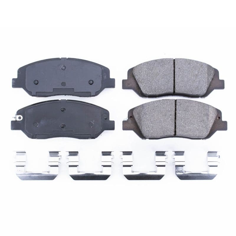 PowerStop Z17 Evolution Plus Ceramic Brake Pads with Stainless Steel Hardware