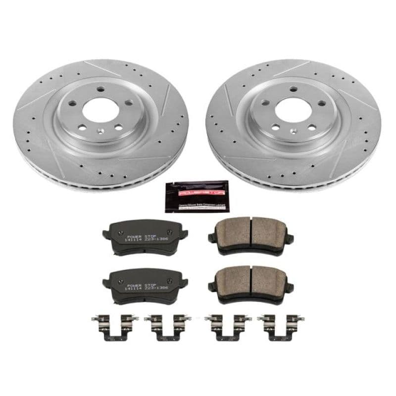 PowerStop Z23 Evolution Brake Kit 355mm Carbon-Fiber Ceramic Pads