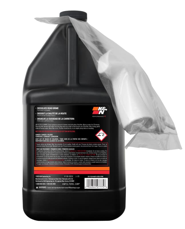 K&N Engineering Heavy Duty Air Filter Cleaner 1 Gallon for Diesel Trucks - Image 5