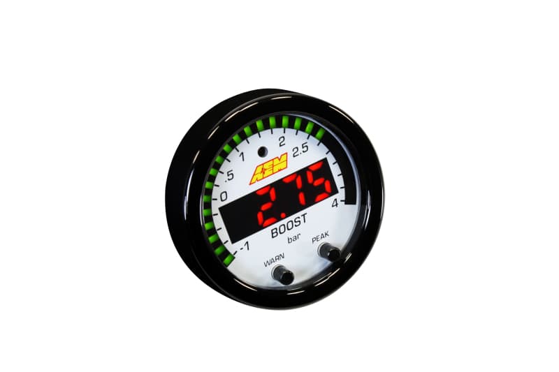 AEM X-Series Digital Gauge with AEMnet CAN-Bus and Programmable LED Display - Image 4