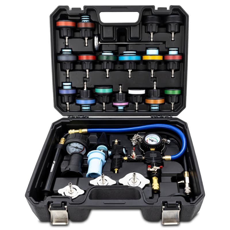 Mishimoto Cooling System Pressure Tester & Vacuum Refill Tool Kit 28-Piece - Image 2