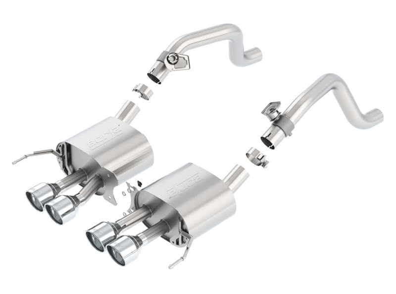 Borla Axle-Back Exhaust for Non-NPP Vehicles 4.25" Polished T-304 Stainless S... - Image 3