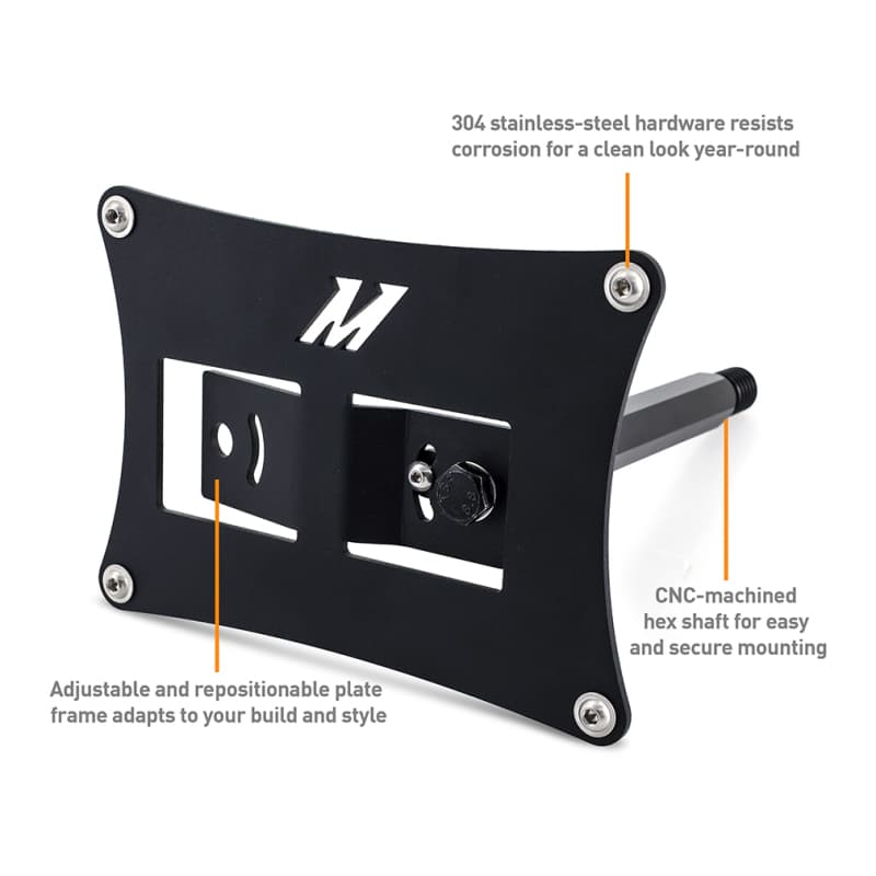 Mishimoto License Plate Relocation Kit for 2023-2024 Toyota GR Corolla 6061-A... - Image 3