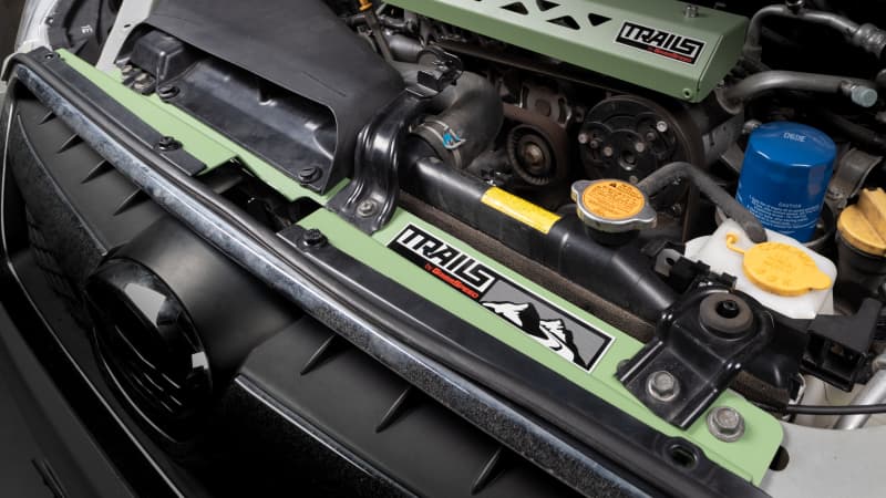 GrimmSpeed Radiator Shroud for 13-17 Subaru Crosstrek Green - Image 4