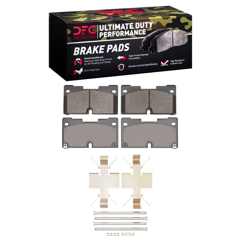 DFC Ultimate Duty Front Brake Pads and Hardware Kit for 19-25 Cadillac Escalade