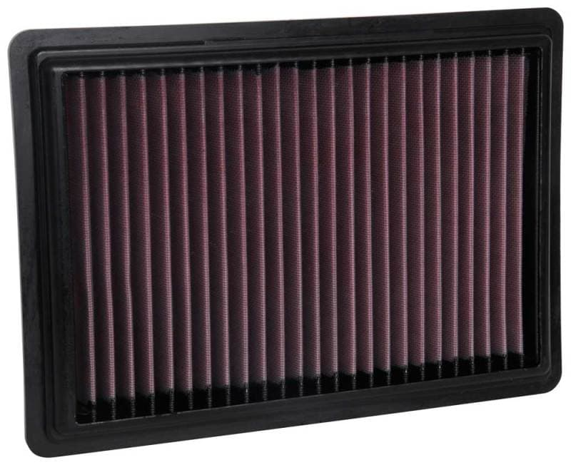K&N Engineering Drop-In Air Filter Washable Reusable High-Flow for Multiple V...