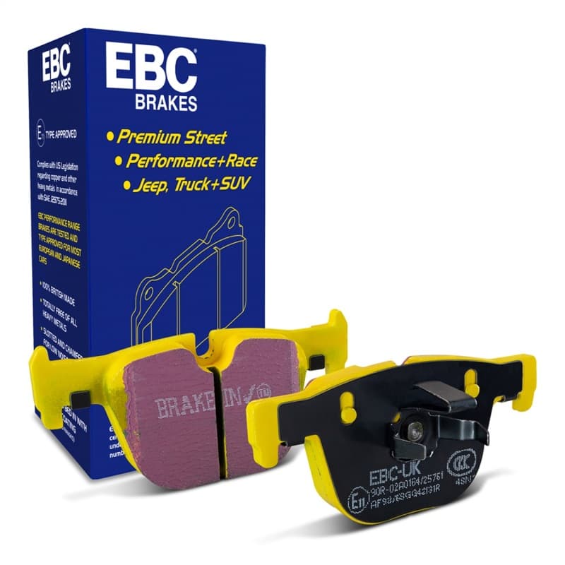 EBC Yellowstuff Brake Pad Set for Street & Track Driving High Friction Compound