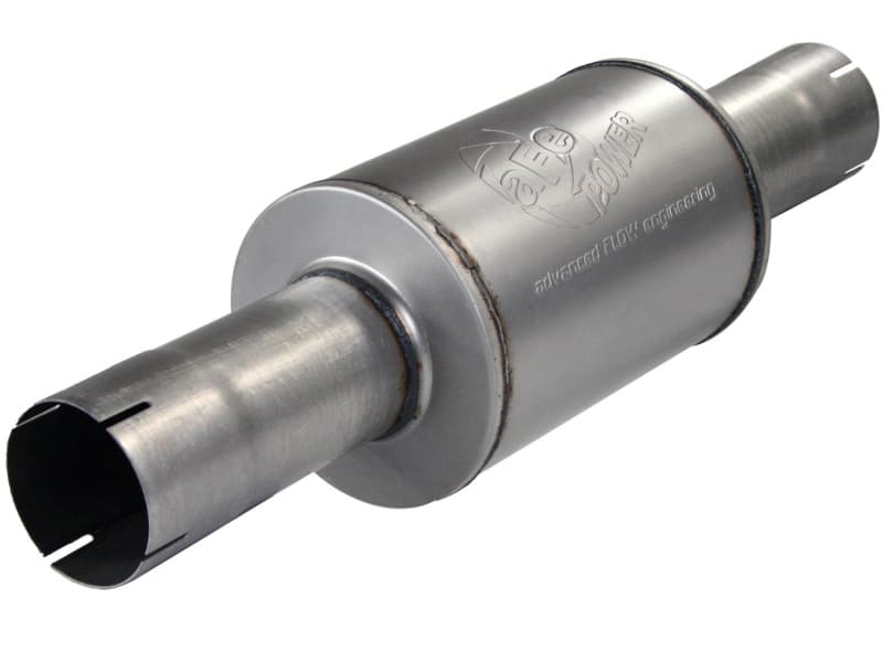 aFe Universal Aluminized Steel Performance Muffler with Perforated Core