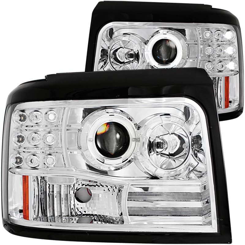 ANZO LED Projector Headlights for Chevy C6 6-Piston 355mm