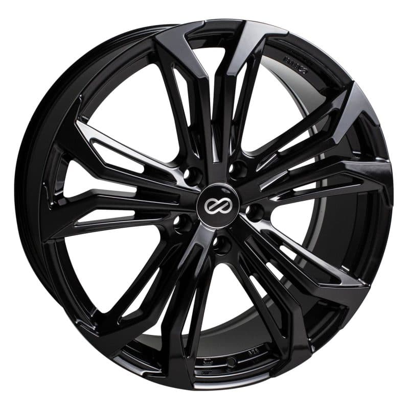 Enkei Vortex 18x8 5x110 40mm Offset 72.6mm Bore Black Wheel