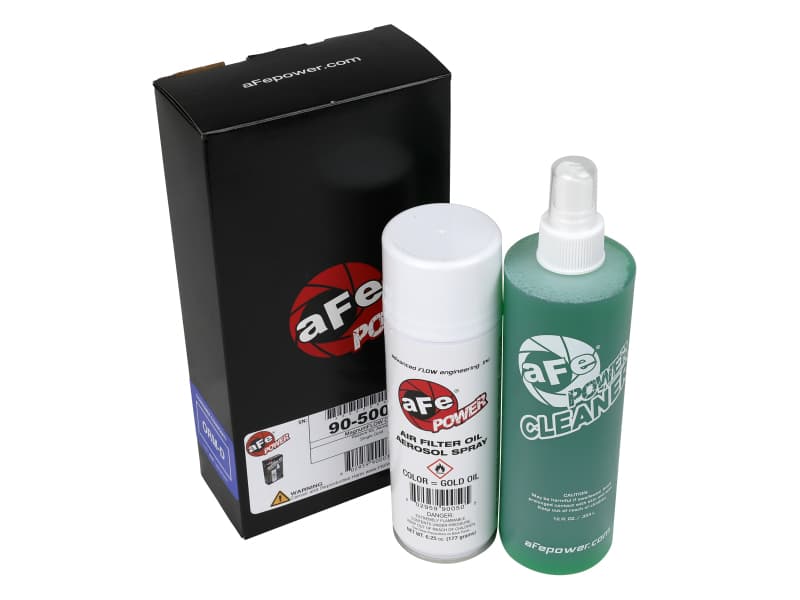 aFe Air Filter Restore Kit with Gold Filter Oil and Cleaner