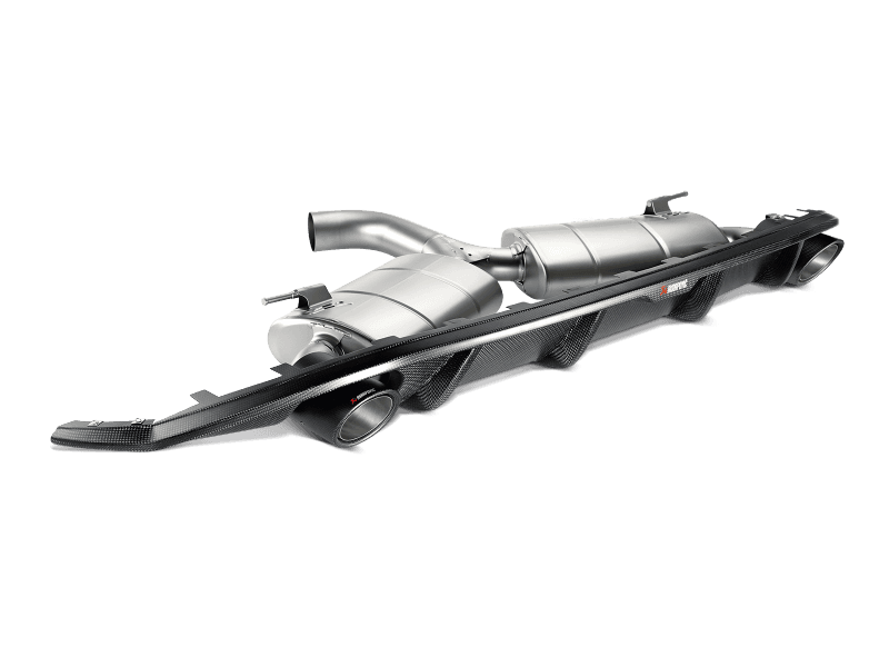 Akrapovic Rear Carbon Fiber Diffuser - Image 3