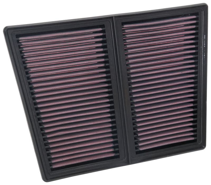 K&N Engineering Drop-In High-Flow Air Filter Reusable Washable Cotton Media - Image 2