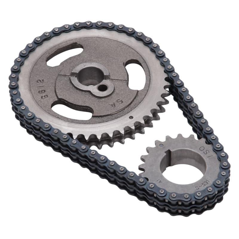 Edelbrock Timing Chain Performer-Link Solid-Bushing Cam & Crank Sprockets - Image 4