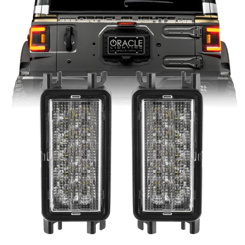ORACLE Lighting LED Tail Lights for Jeep Wrangler JL with Amber Turn Signal R...