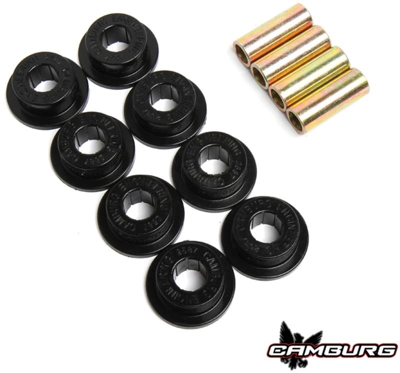 Camburg Upper Arm Bushing & Sleeve Rebuild Kit with Polyurethane Bushings - Image 2